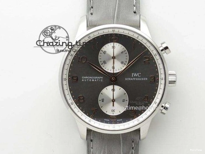 MIROTIME 0212 Portuguese Real PR Real Annual Calendar IW503510 ZF 1:1 Best Edition Green Dial on Black Leather Strap A QuickDry 7097